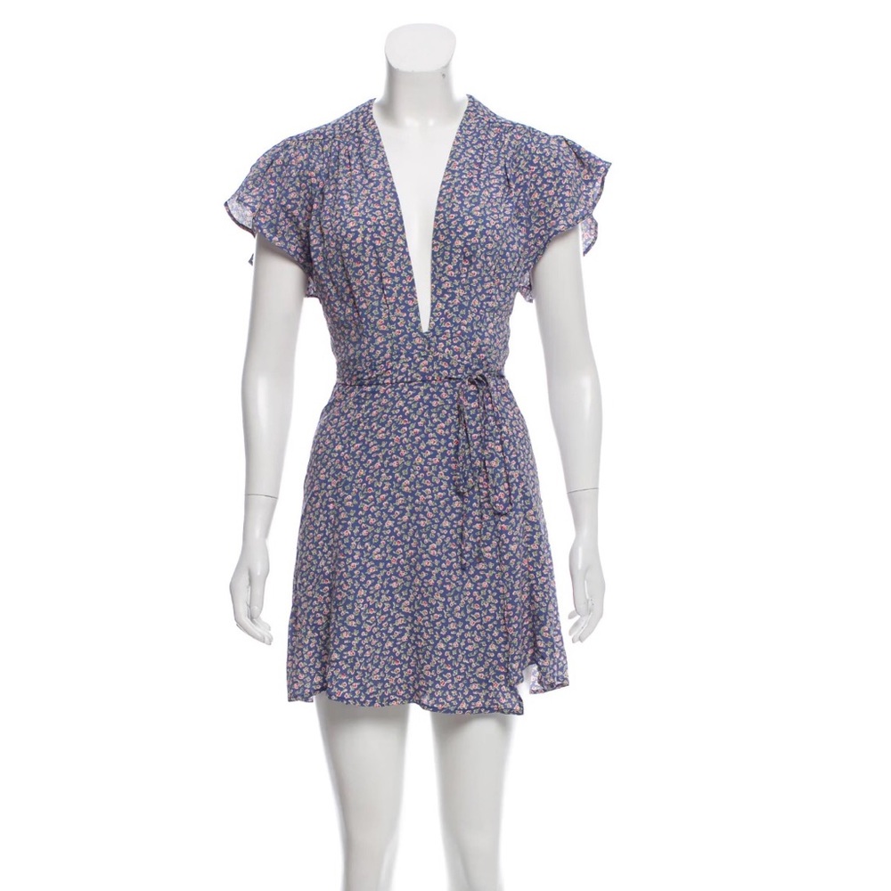 Reformation Mini Wrap Dress